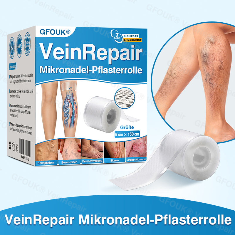 🇩🇪✅GFOUK® VeinRepair Mikronadel-Pflasterrolle⚡Sofortige Linderung, langfristige Ergebnisse