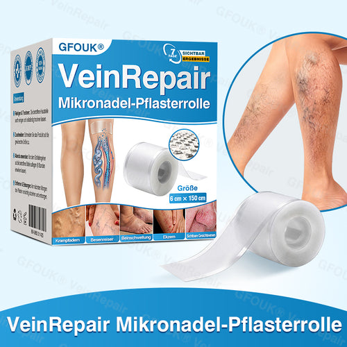 🇩🇪✅GFOUK® VeinRepair Mikronadel-Pflasterrolle⚡Sofortige Linderung, langfristige Ergebnisse