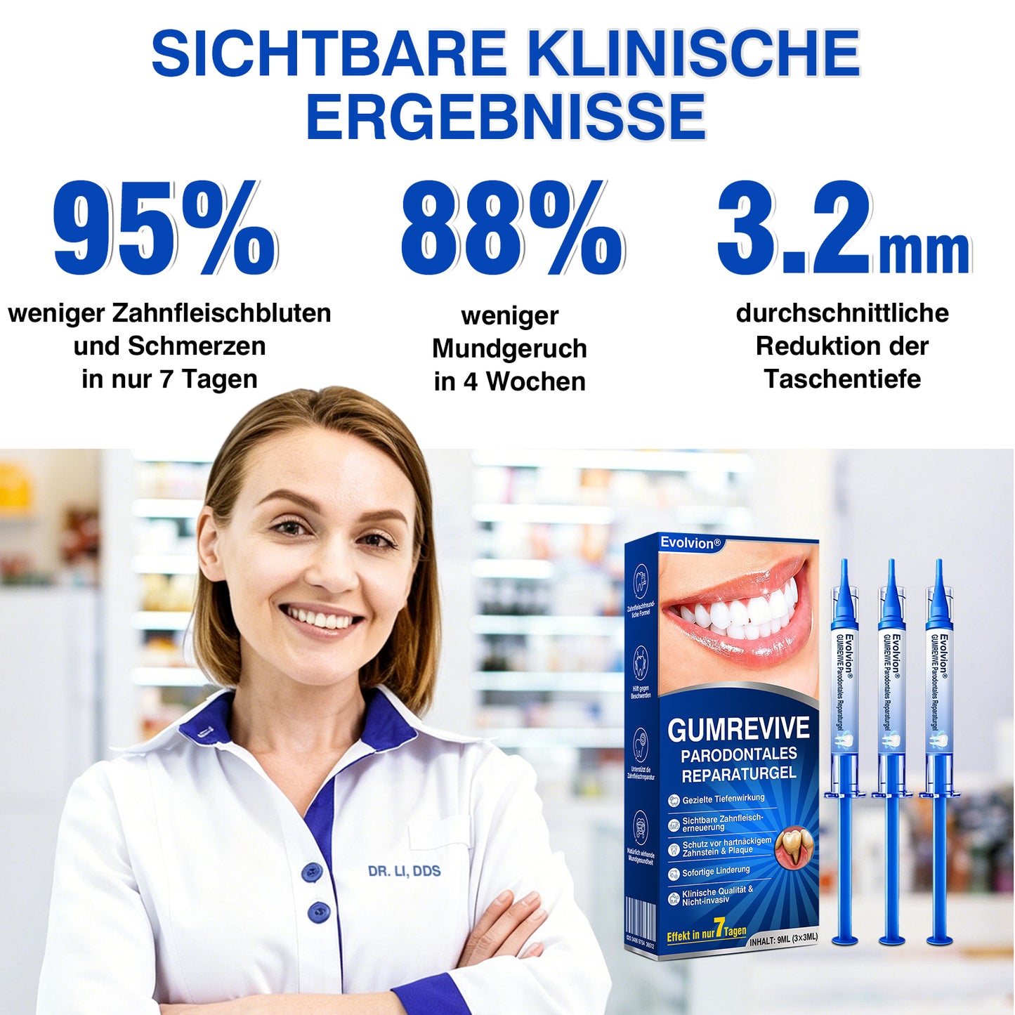 🇩🇪🏆✅🦷Evolvion® GumRevive Parodontales Reparaturgel