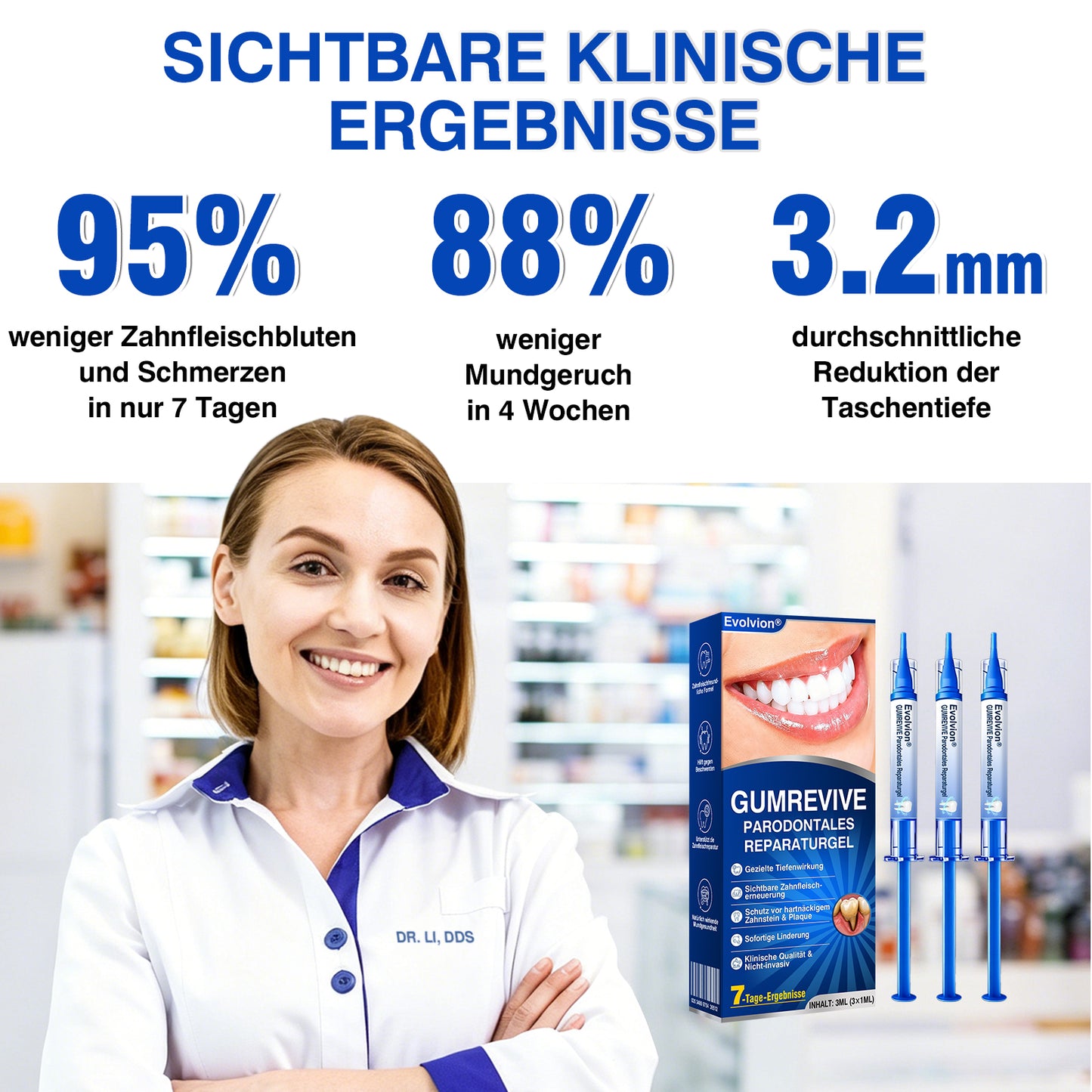 🇩🇪👨‍⚕️✅😁Evolvion® GumRevive Parodontales Reparaturgel