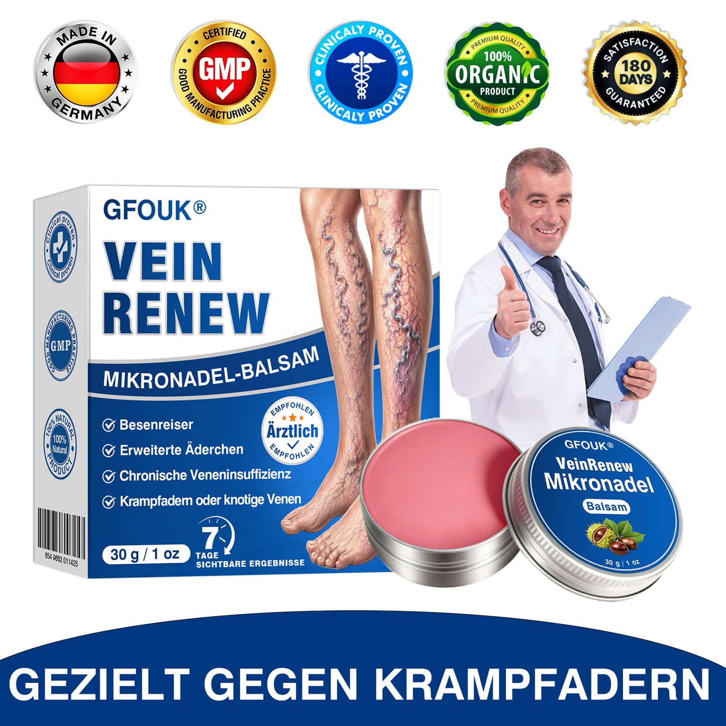 🇩🇪🎁GFOUK®VeinRenew Mikronadel-Balsam