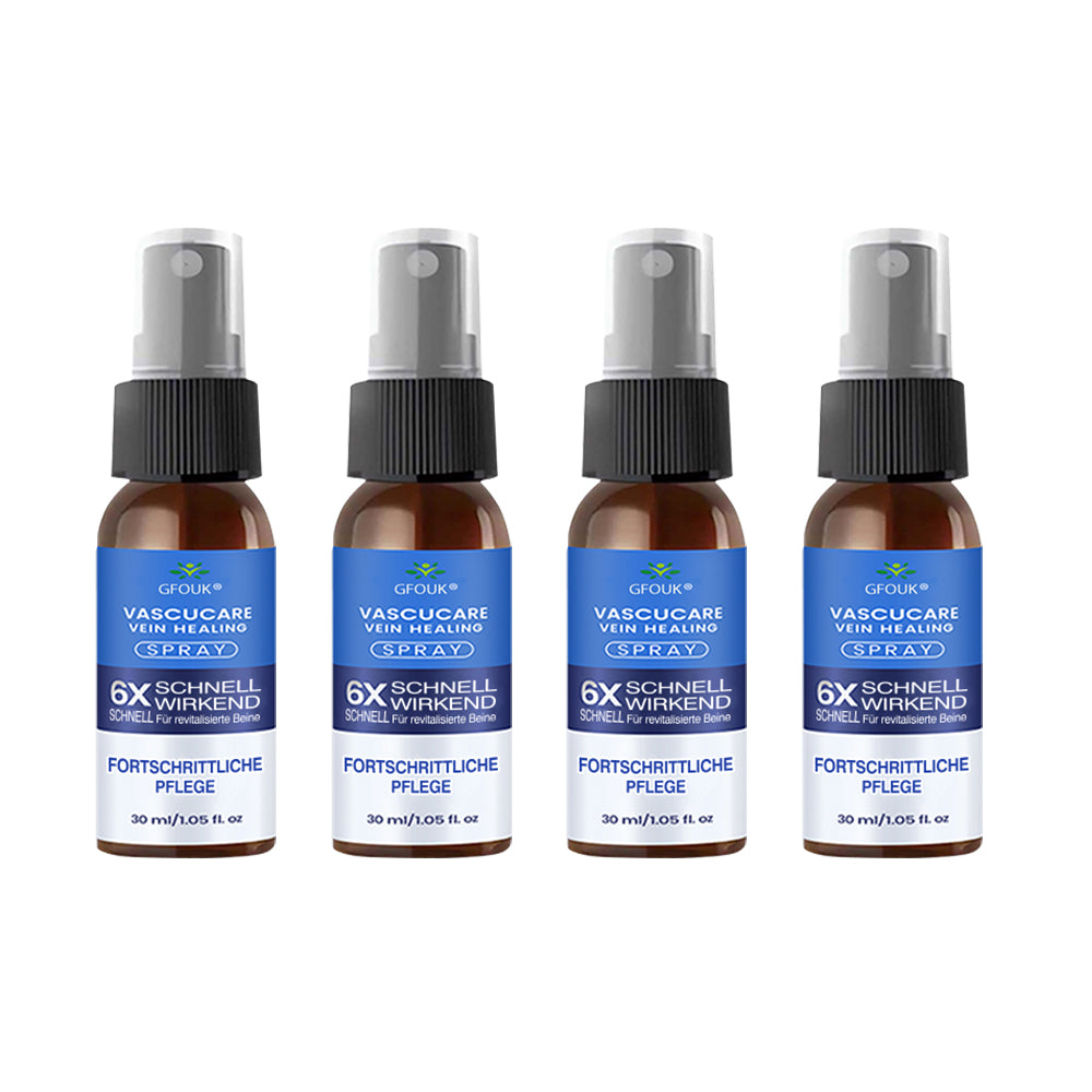 🇩🇪🎁GFOUK® VascuCare Vein Healing Spray(Entwickelt für Krampfadern, Besenreiser, tiefe Venenthrombose (TVT), chronische venöse Insuffizienz, venöse Geschwüre, Thrombophlebitis und andere venöse Beschwerden)