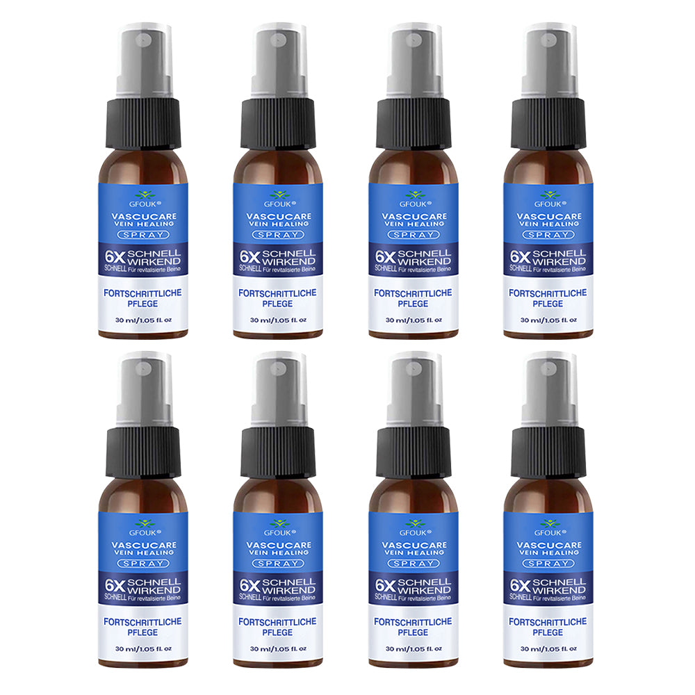 🇩🇪🎁GFOUK® VascuCare Vein Healing Spray(Entwickelt für Krampfadern, Besenreiser, tiefe Venenthrombose (TVT), chronische venöse Insuffizienz, venöse Geschwüre, Thrombophlebitis und andere venöse Beschwerden)