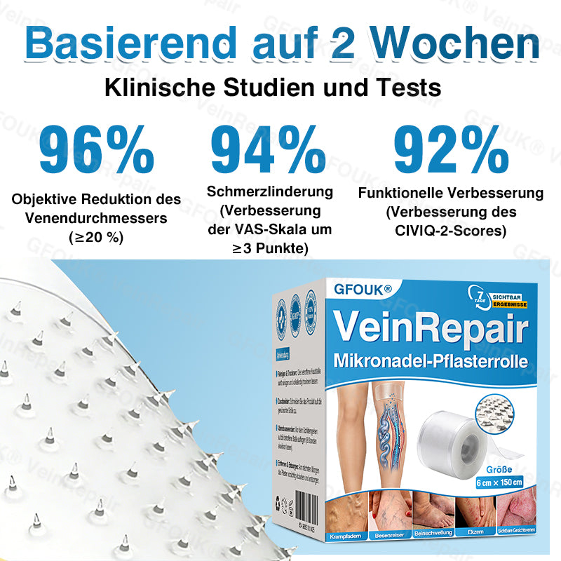 🇩🇪🏆✅️👨‍⚕️GFOUK® VeinRepair Mikronadel-Pflasterrolle⚡Sofortige Linderung, langfristige Ergebnisse