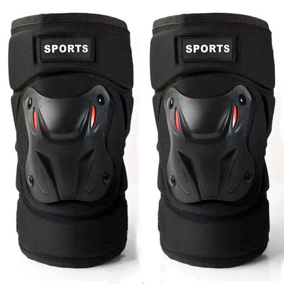 Motorcycle Men Protection Kneepad Guard Protective Anti-fall Off Road Breathable Protector Gear Windproof Racing Knee Pad Set