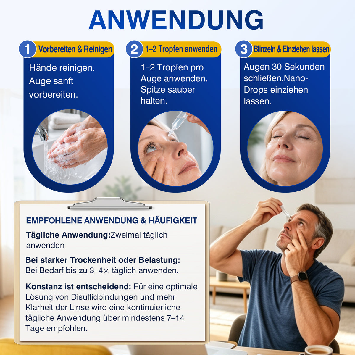 🇩🇪🎁DR.Fachmer® LensVital Nano-Augentropfen zur Linsen-Reparatur
